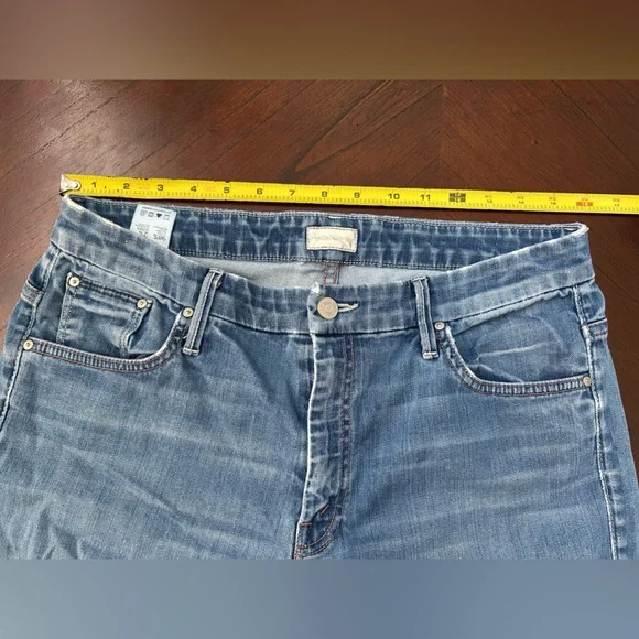 MOTHER Light Blue Denim Shorts - Picture 9 of 10